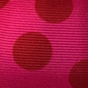 jumbo dots fucsia and red